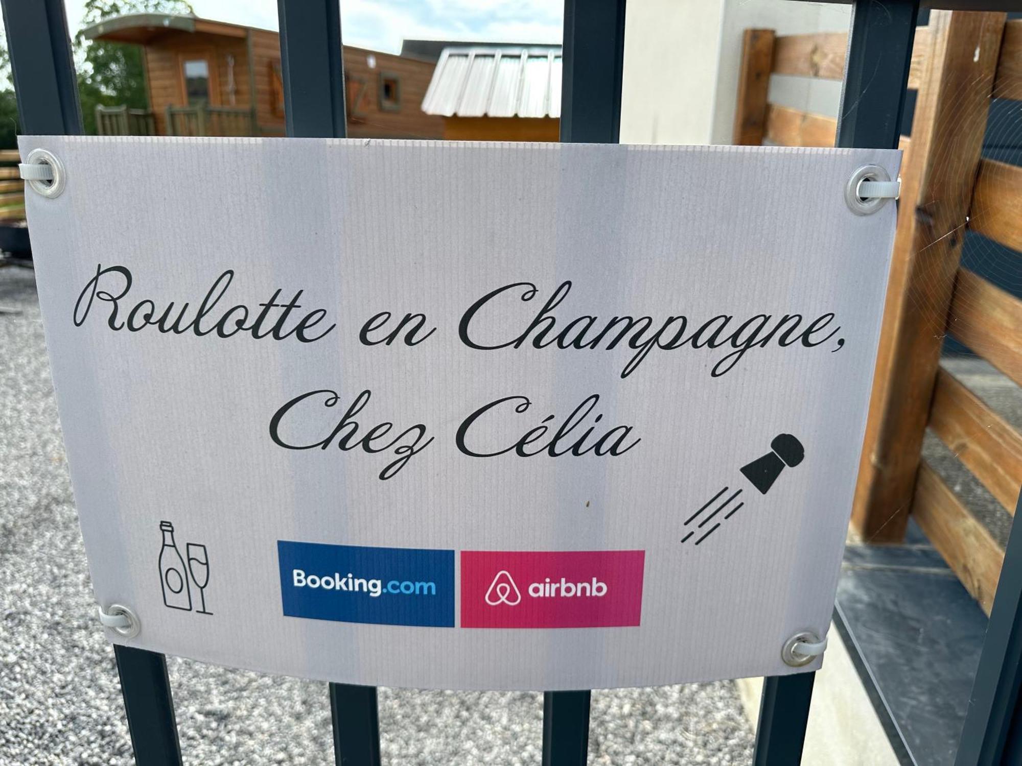 فيلا Chez Celia, Roulotte En Champagne Fleury-la-Riviere المظهر الخارجي الصورة